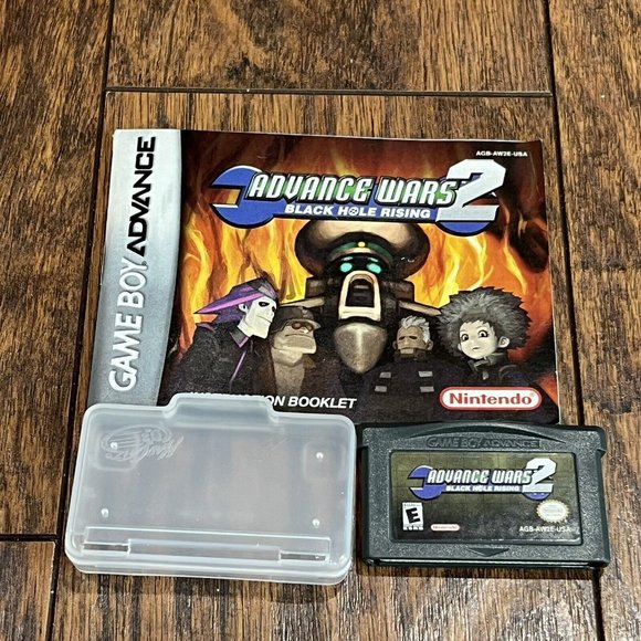 Advance Wars Black Hole Rising GameBoy Advance GBA and manual